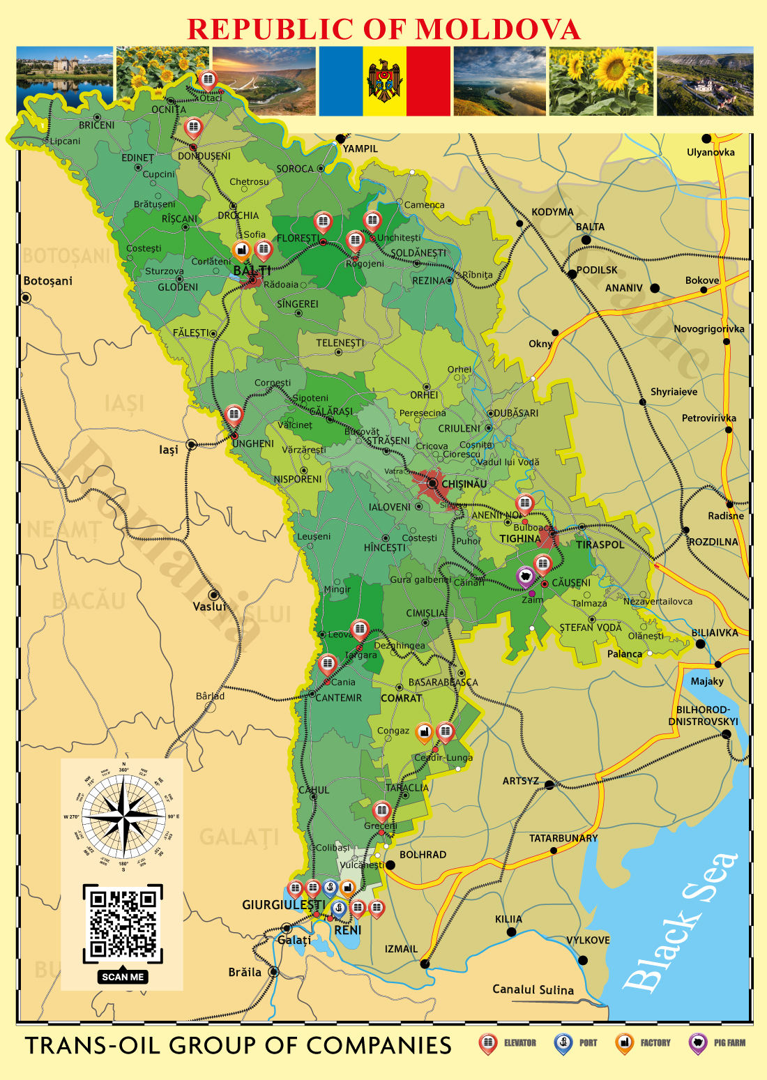 Map of Moldova